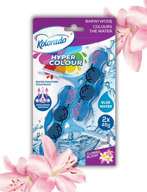 Kostka toaletowa Kolorado WC HYPER COLOUR Kwiatowa