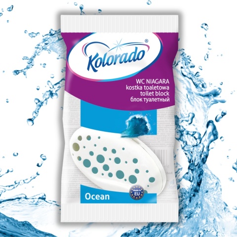 Kostka toaletowa Kolorado WC NIAGARA Morska