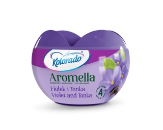 Odświeżacz powietrza w żelu Kolorado Aromella Fiołek i Tonka