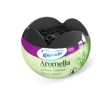 Odświeżacz powietrza w żelu Kolorado Aromella Zielony Wetiver