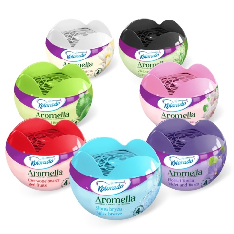Odświeżacz powietrza w żelu Kolorado Aromella Czerwone Owoce