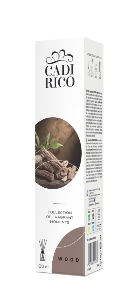Patyczki Zapachowe Dyfuzor CADIRICO Nature WOOD