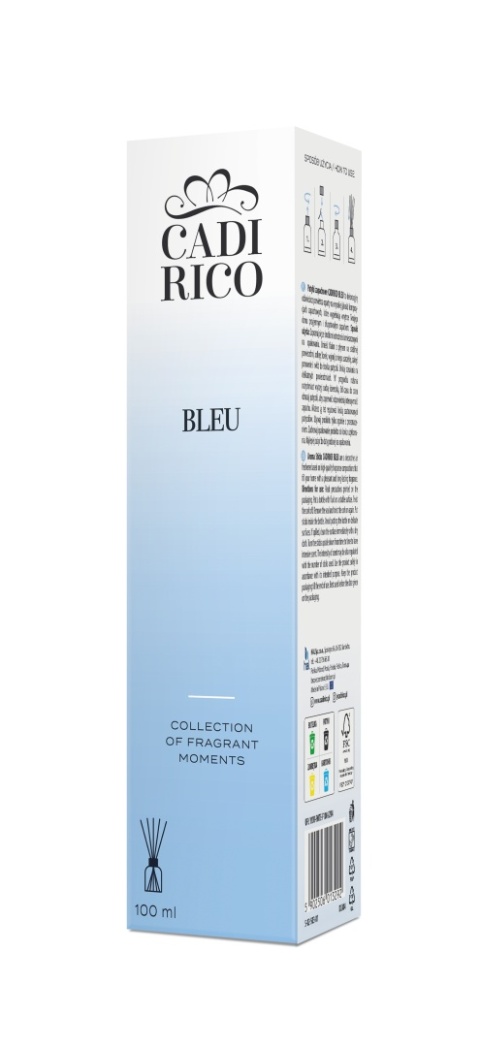 Patyczki Zapachowe Dyfuzor CADIRICO Perfume BLEU