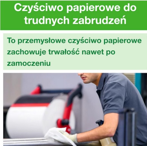 TORK 130060 Czyściwo Papierowe MOCNE CHŁONNE 340/2