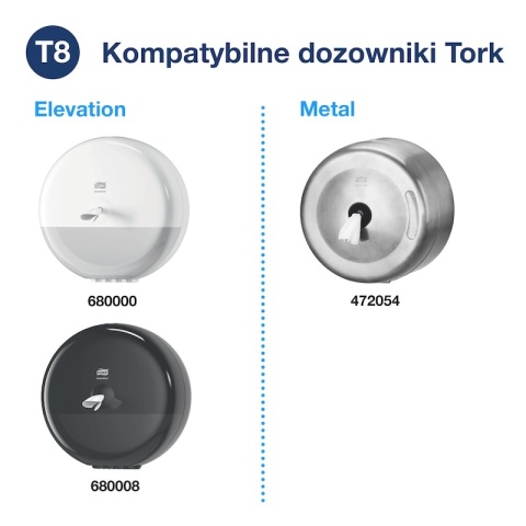 TORK 472242 Papier Toaletowy Premium DUŻY 200/2